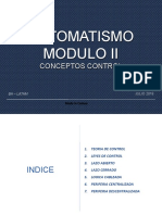 Automatismo Modulo II - Conceptos Control