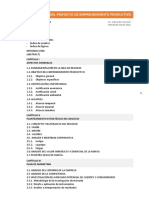 Estructura Del Proyecto de Emprendimiento Productivo (P.e.p.)