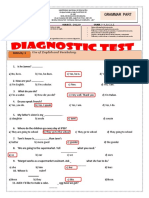 Elmer-Diagnostic Test - Grammar