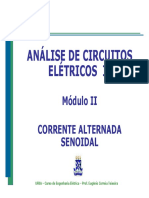 Análise de circuitos elétricos II - Corrente alternada senoidal