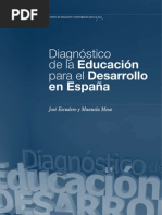 Diagnostico de la Educacion para el Desarrollo en España