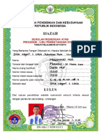 Format Ijazah Muh. Nur