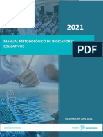 Manual Metodológico de Indicadores Educativos - 2021