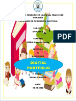 Digital Portfolio: Universidad Pedagógica Nacional Francisco Morazán Programa de Formación Continua