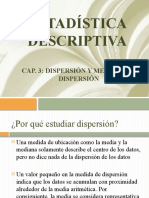 Estadística descriptiva: medidas de dispersión