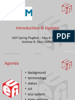 Introduction & Update: UEFI Spring Plugfest - May 8-10, 2012 Andrew N. Sloss (ARM)