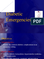 Diabetic Emergencies: DKA, HS, Hypoglycemia