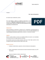 Carta de Presentacion Senati