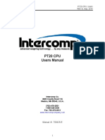 Intercomp PT20 Instruction Manual