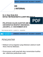 Materi 2 - Perencanaan Audit Mutu Internal - Urindo