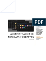 ADMINISTRADOR DE ARCHIVOS y Carpetas