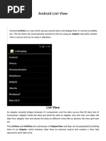 Android List View