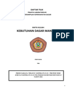 DAFTAR TILIK KDM 1 2021 Dikonversi Dikompresi