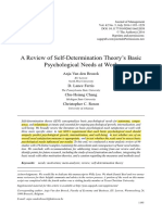 A Review of Self-Determination Theory's Basic