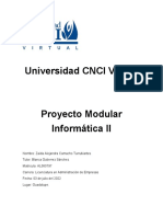 Proyecto Modular. - Informatica II