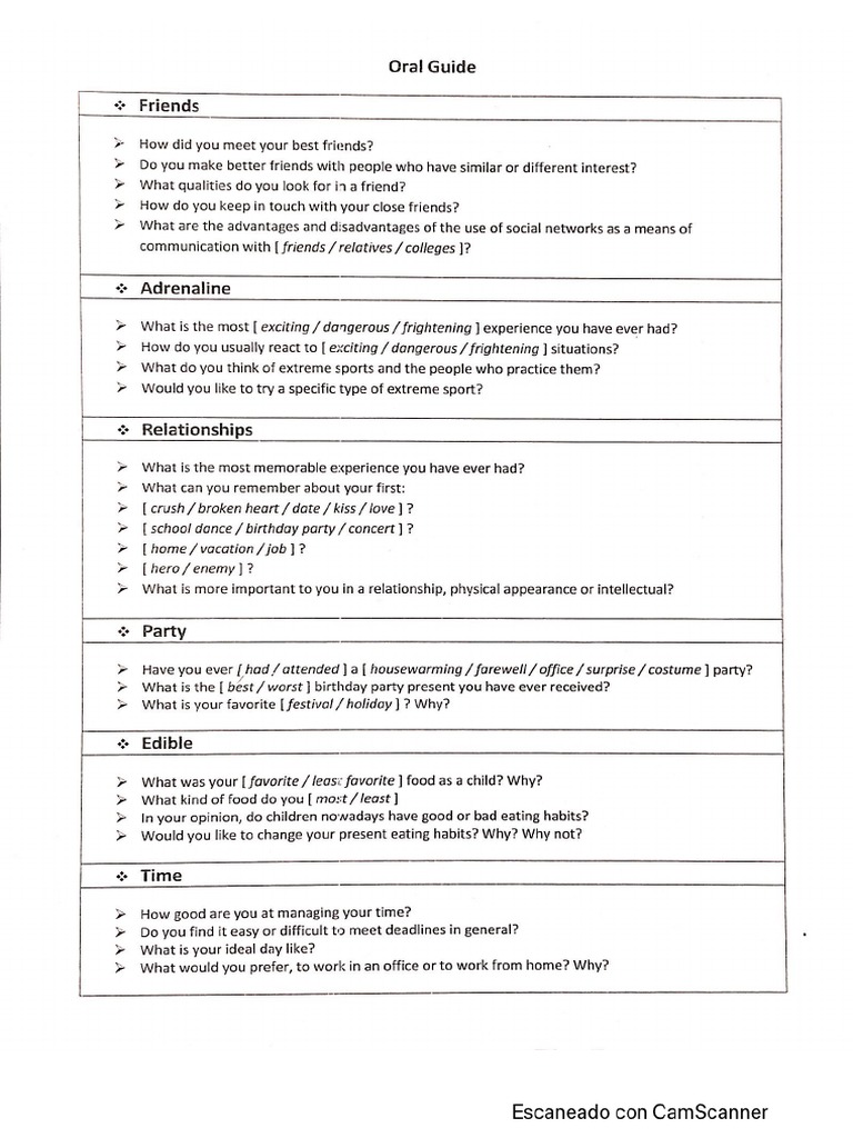 Level 5 Oral Guide PDF