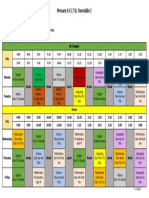 Primary 6C Class Timetable 2022-2023 (W.e.f 4.7.2022)