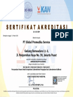 Sertifikat KAN LK 143 IDN (31 Maret 2020-20 Oktober 2024)