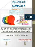 Personality Adjectives Presentation 88981