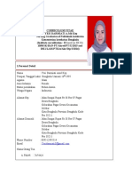 Curriculum Vitae Terbaru Yesi