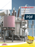 For 3 Phase Turns Ratio Measurements: Tr-Mark Iii 250V