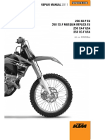 2011 KTM 250 SX-F XC-F SX-F Repair Manual