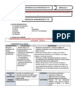 Sesion de Aprendizaje - Semana 5 - 5º - Exp 9