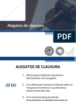 Alegatos de Clausura - 1