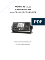 Panduan Instalasi Telepon Radio SSB Model FS-1575/FS-2575/FS-5075