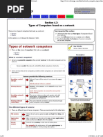 4.2 Types of Computers Found On A Network