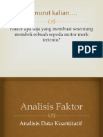 Analisis Faktor