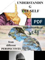 LESSON 1 - PHILOSOPHY ABOUT SELF - From Different Perspectives