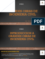 INTRODUCION GRANDES OBRAS DE ING. CIVIL