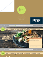 The Healthy Wraps Website Wireframe