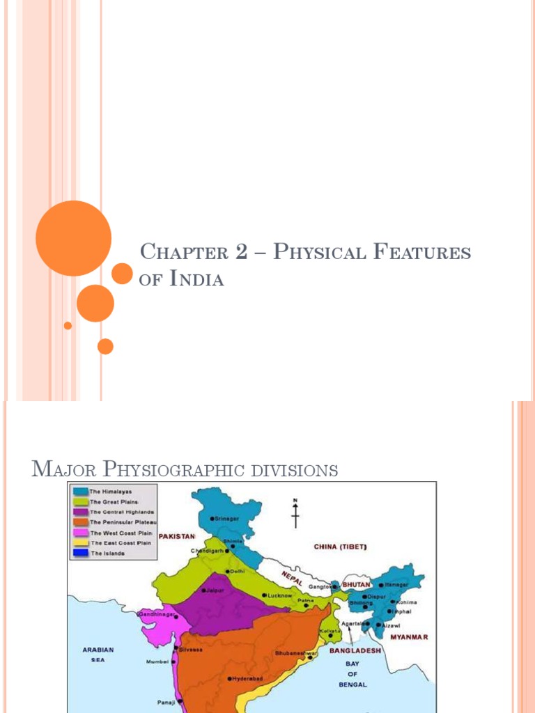 Major Physiographic Divisions of India | PDF | Himalayas | Earth Sciences