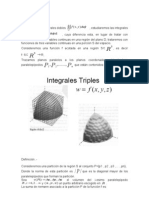 Integrales triples: Conociendo las integrales dobles triples