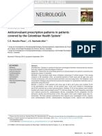 Neurología: Anticonvulsant Prescription Patterns in Patients Covered by The Colombian Health System