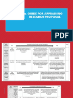 Annex A. Guide For Appraising Research Proposal