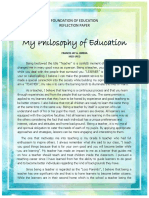 Philosophy of Education - Francis Jay Jimera