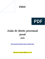 Aulas Processo Penal (2008) Doc. 1 de 2