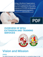 Bpsu Etso PPT Developing Resilient Organization