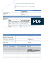 Safe Work Method Statement Template | PDF | Personal Protective ...