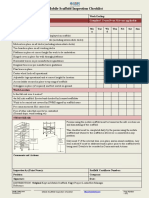 Mobile Scaffold Inspection Checklist: Scaffold Location / Number: Complies? Y Yes N No N/A Not Applicable