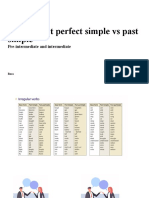 Present Perfect Vs Past Simple Intermediate and Pre-Int