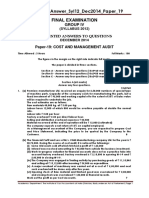 Suggested Answer - Syl12 - Dec2014 - Paper - 19 Final Examination: Suggested Answers To Questions