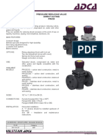 ADCA Pressure Reducing Valves