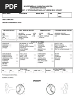 Mcu-Fdt Medical Foundation Hospital Out Patient Services: Chief Complaint: History of Present Illness