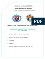 Probelmas de Sistemas de Alimentación Utilizando Microalgas