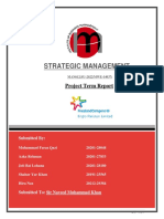 Fiinal Report Strategic Management