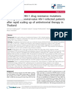 Emergence of HIV-1 Drug Resistance Mutations Among Antiretroviral-Naïve HIV-1-infected Patients After Rapid Scaling Up of Antiretroviral Therapy in Thailand